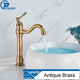 Mitigeur Haut de Vasque en Laiton Antique