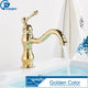 Mitigeur de Lavabo Doré Rétro Mono-Commande