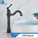 Robinet de Lavabo Rétro Finition Bronze Huilé Noir