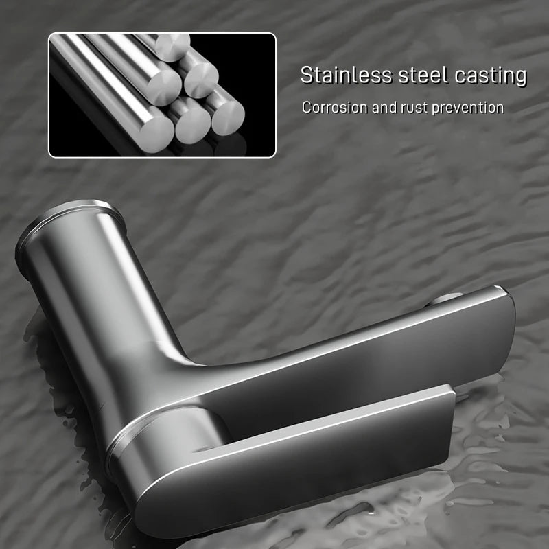 Mitigeur de Lavabo Monocommande Noir Mat Moderne