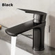 Mitigeur de Lavabo Monocommande Noir Mat Moderne