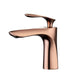 Robinet De Lavabo Monocommande Rose Doré