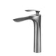 Mitigeur de Lavabo Haut Design en Nickel Brossé