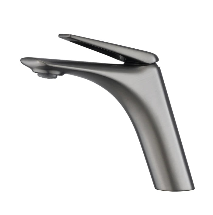 Mitigeur De Lavabo Monocommande Anthracite Brossé