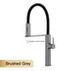 Robinet de Cuisine Noir Mat à Douchette Extensible