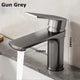 Mitigeur de Lavabo Design Épuré Gris Canon